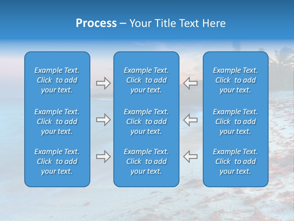On The Seashore PowerPoint Template