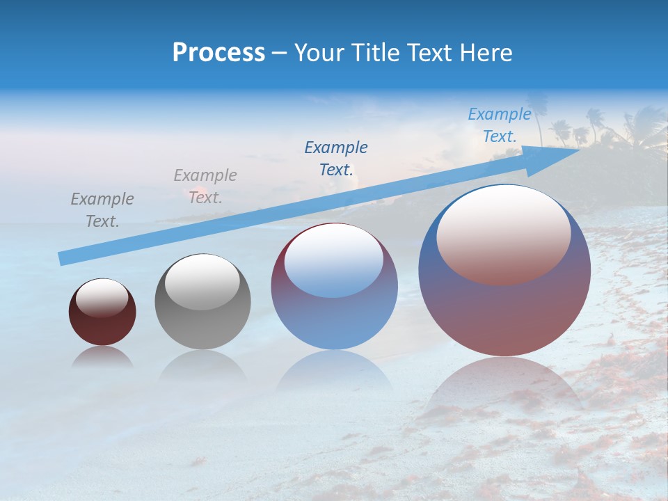 On The Seashore PowerPoint Template