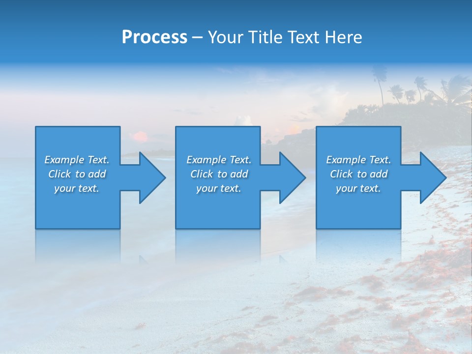 On The Seashore PowerPoint Template
