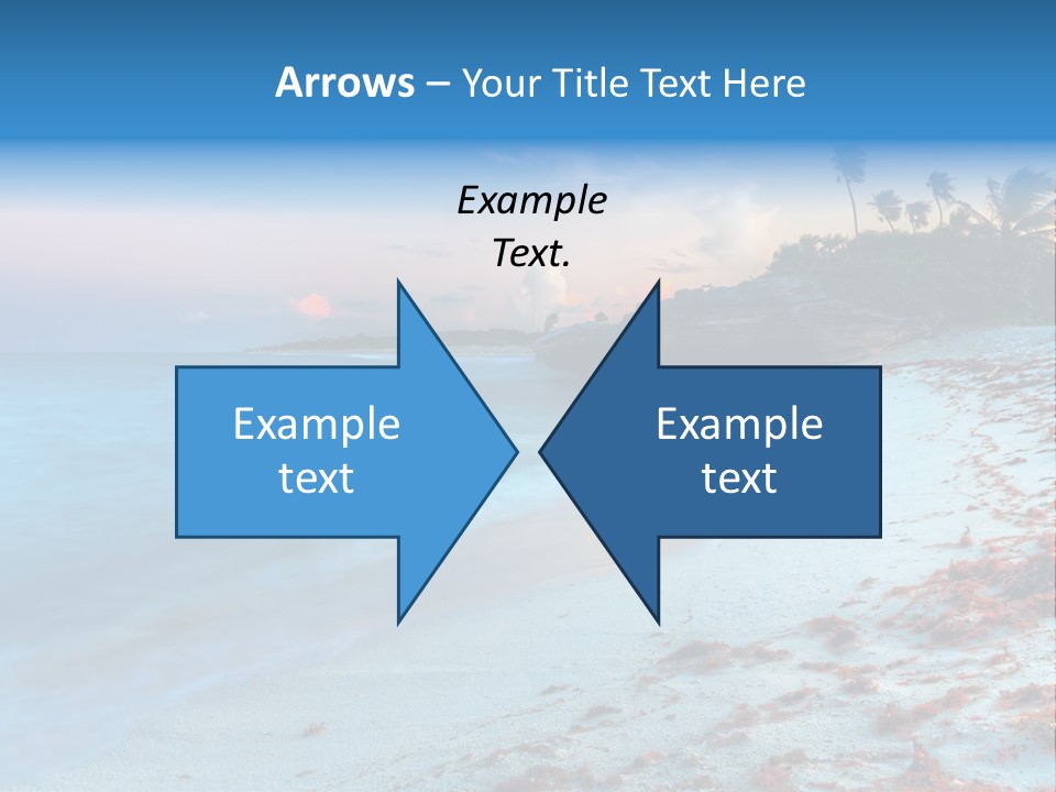 On The Seashore PowerPoint Template