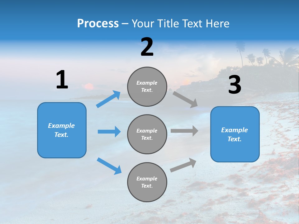 On The Seashore PowerPoint Template