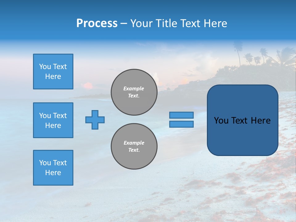 On The Seashore PowerPoint Template