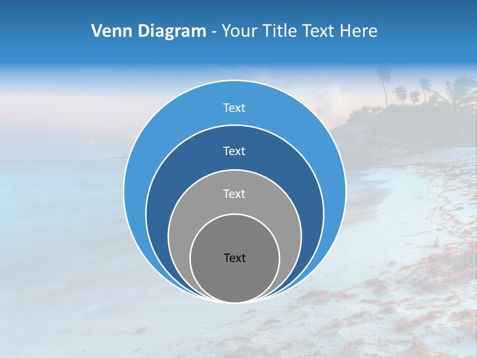 On The Seashore PowerPoint Template