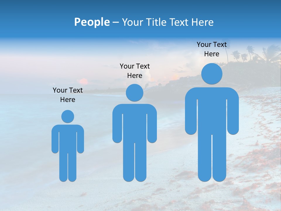 On The Seashore PowerPoint Template