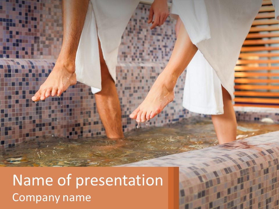 In The Pool PowerPoint Template