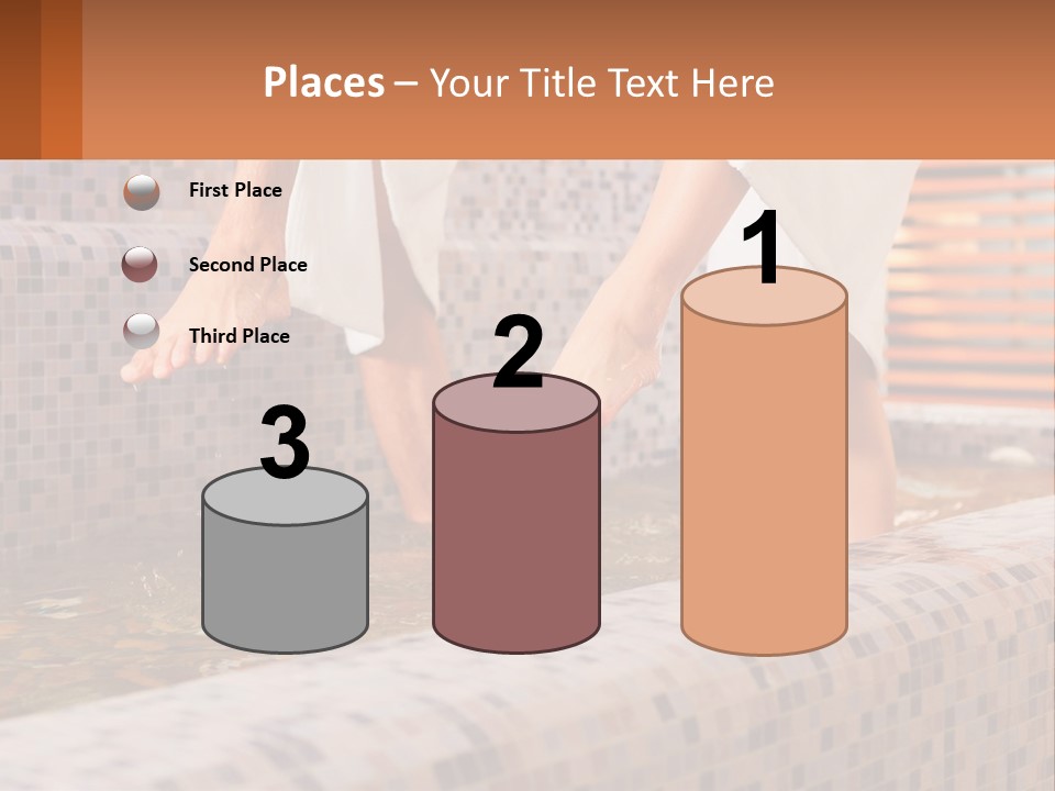 In The Pool PowerPoint Template