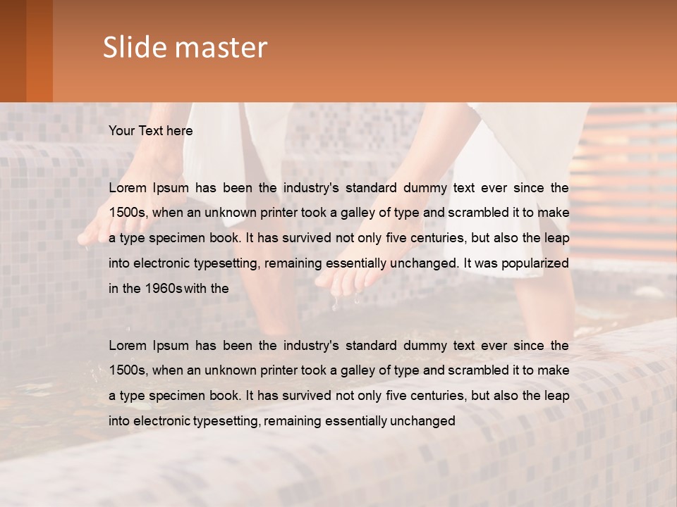 In The Pool PowerPoint Template