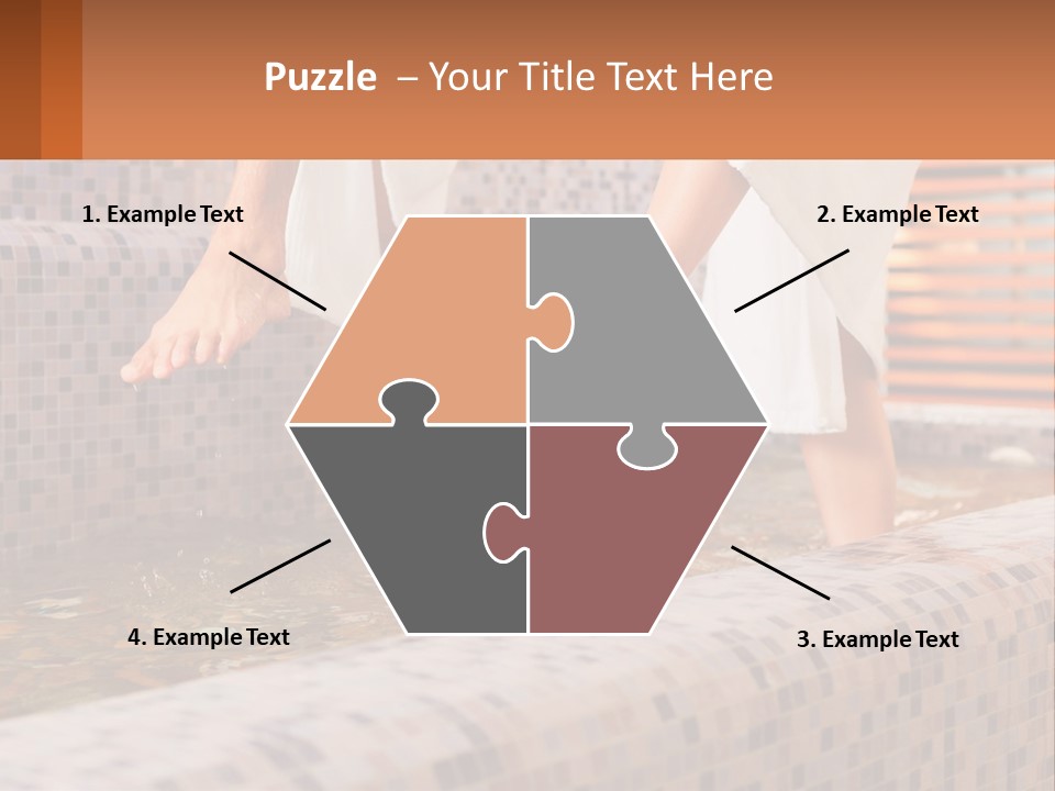 In The Pool PowerPoint Template