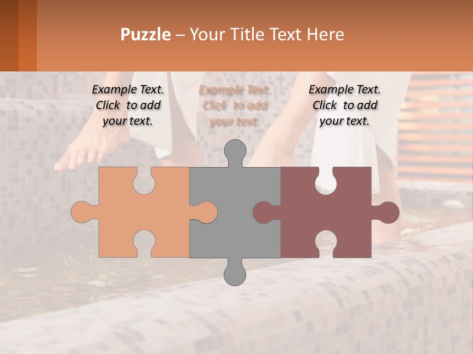 In The Pool PowerPoint Template