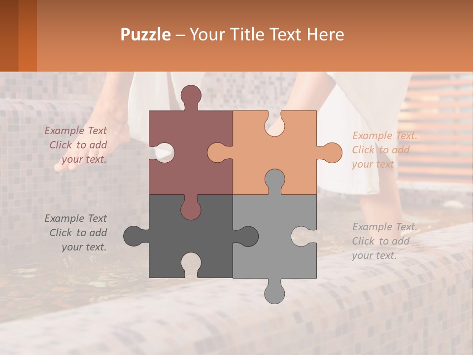 In The Pool PowerPoint Template