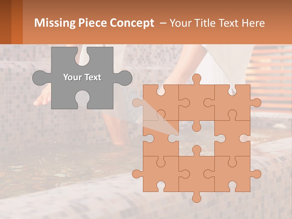 In The Pool PowerPoint Template