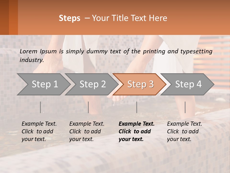In The Pool PowerPoint Template