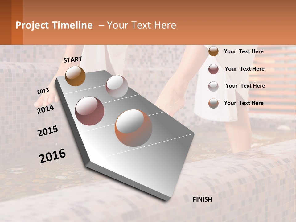 In The Pool PowerPoint Template