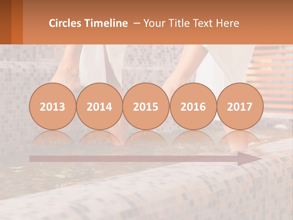 In The Pool PowerPoint Template