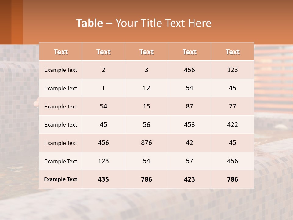 In The Pool PowerPoint Template