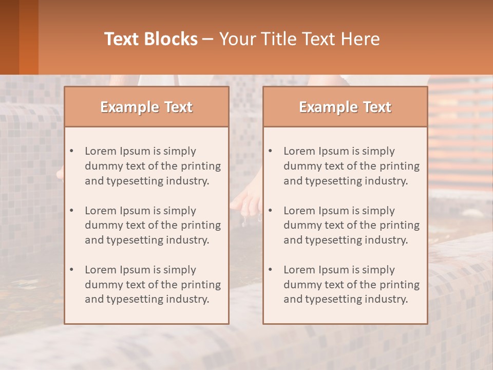 In The Pool PowerPoint Template