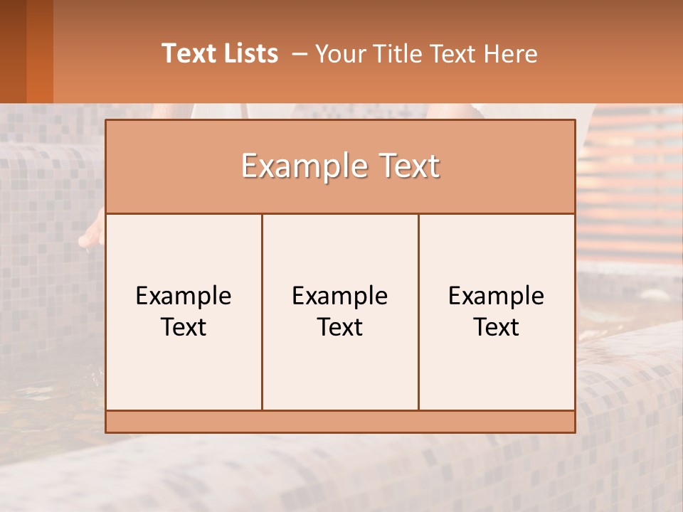 In The Pool PowerPoint Template