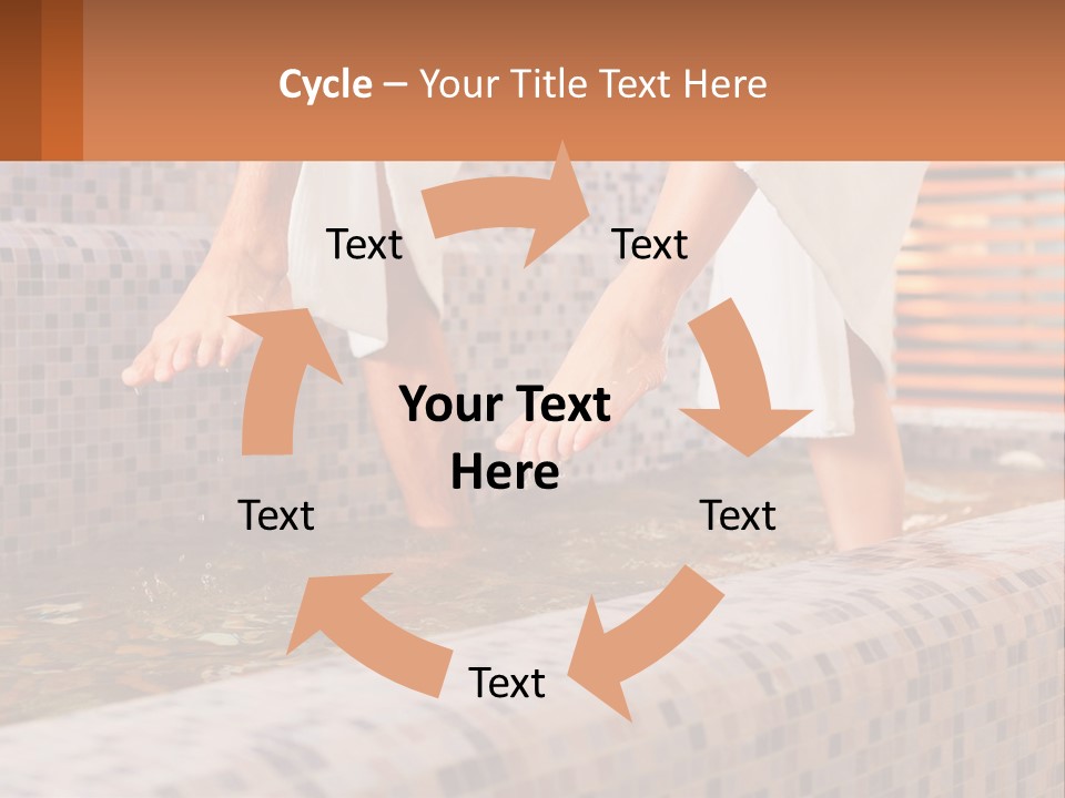 In The Pool PowerPoint Template