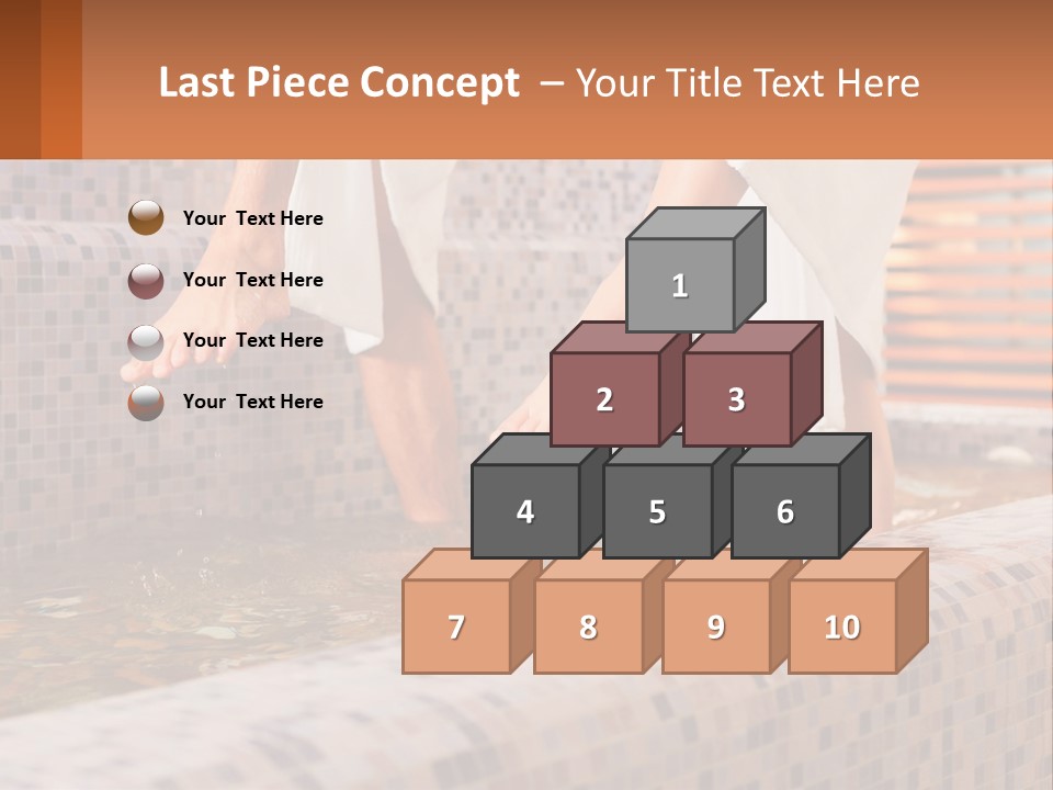 In The Pool PowerPoint Template