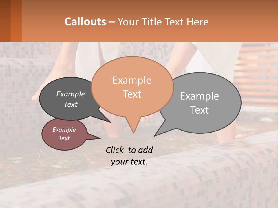 In The Pool PowerPoint Template