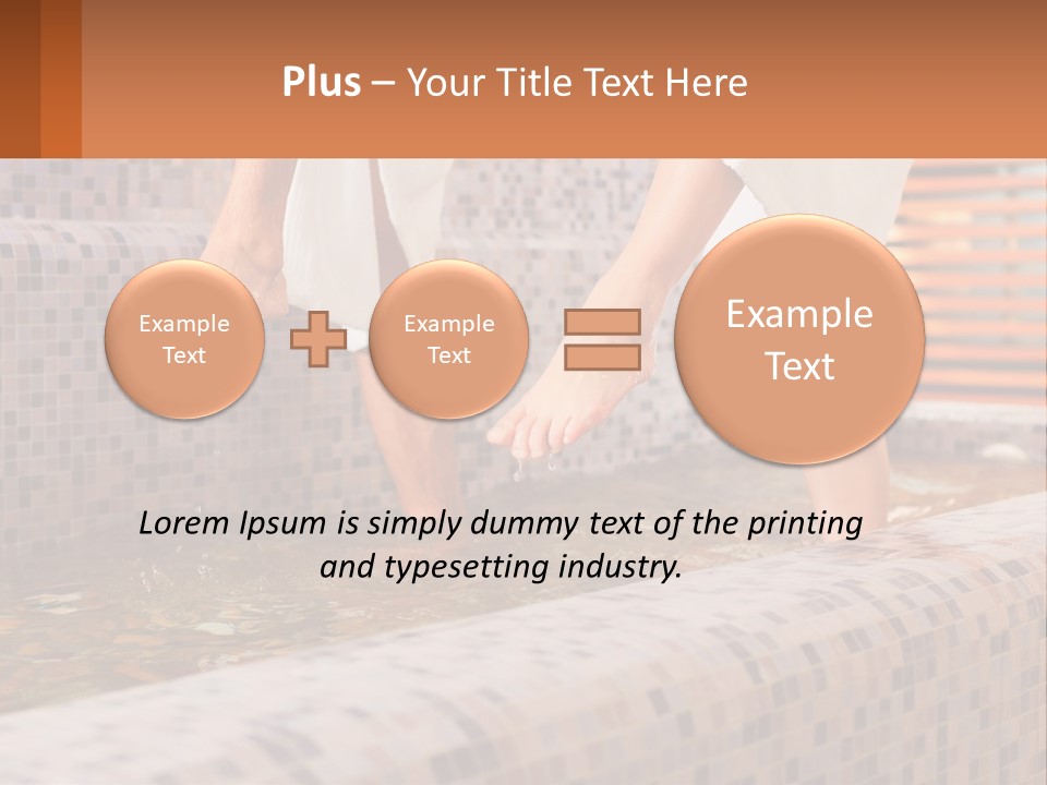 In The Pool PowerPoint Template