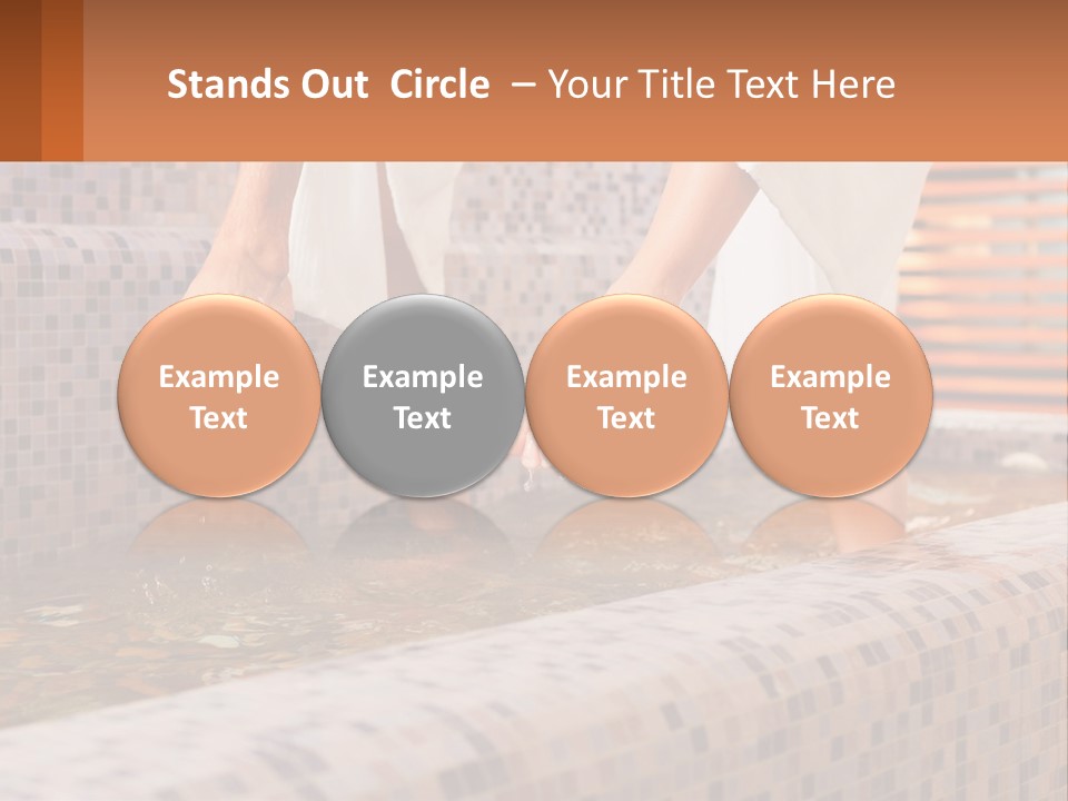 In The Pool PowerPoint Template