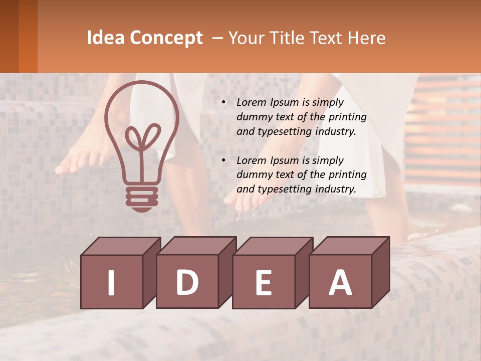 In The Pool PowerPoint Template