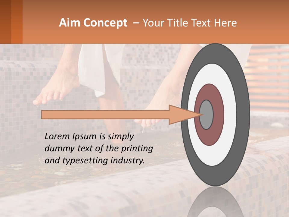 In The Pool PowerPoint Template