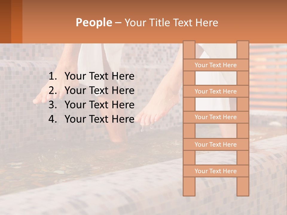 In The Pool PowerPoint Template