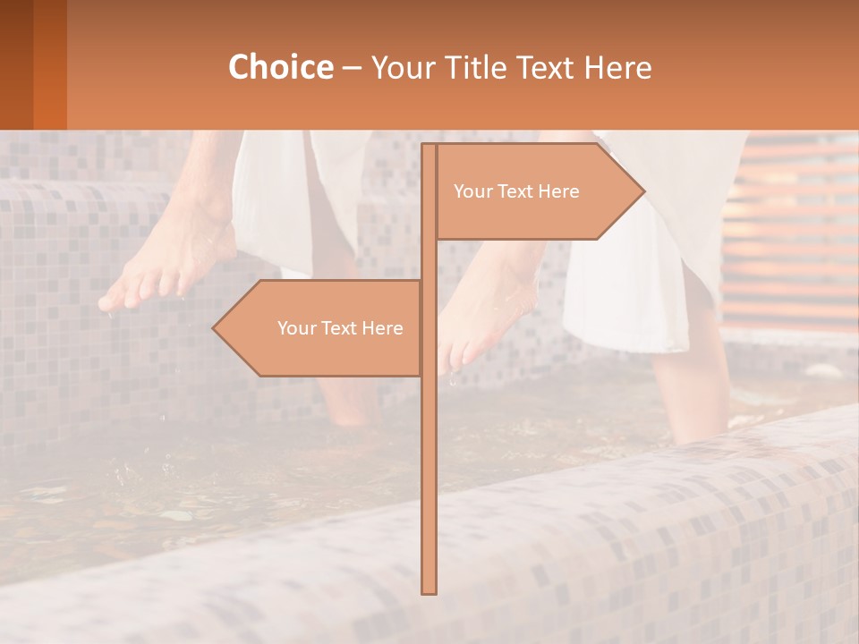 In The Pool PowerPoint Template