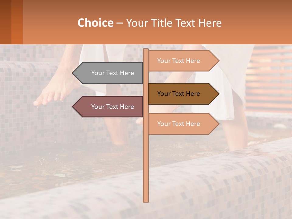 In The Pool PowerPoint Template