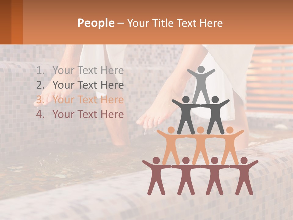 In The Pool PowerPoint Template