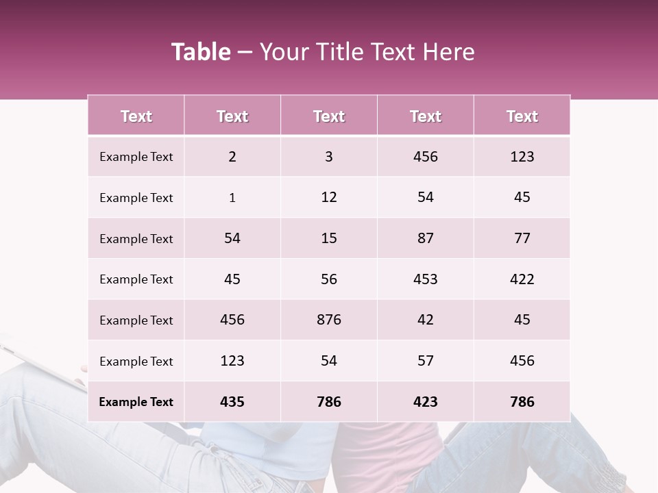 Mom With Daughter On The Internet PowerPoint Template