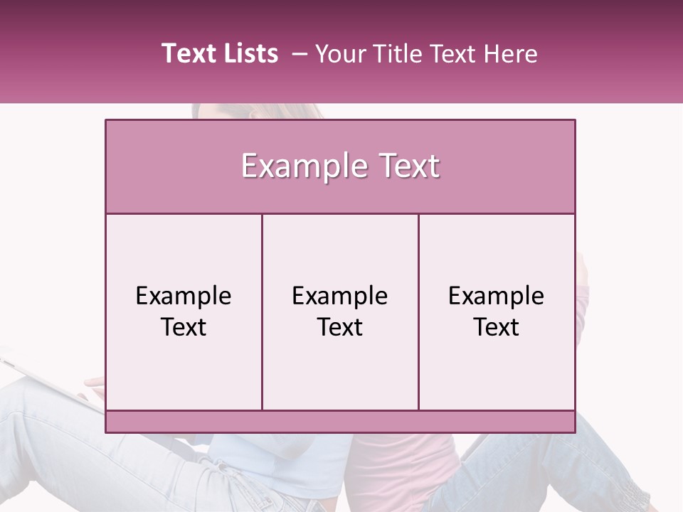 Mom With Daughter On The Internet PowerPoint Template