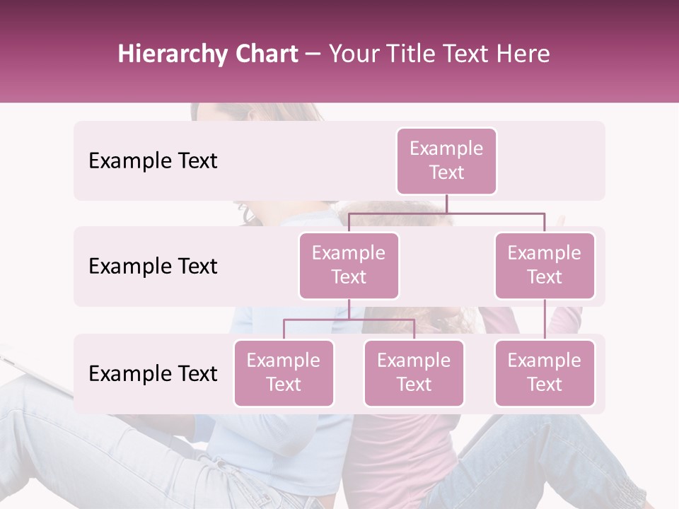 Mom With Daughter On The Internet PowerPoint Template