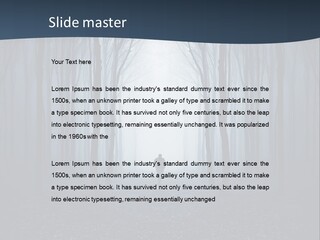 Man In The Forest PowerPoint Template
