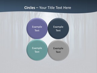 Man In The Forest PowerPoint Template