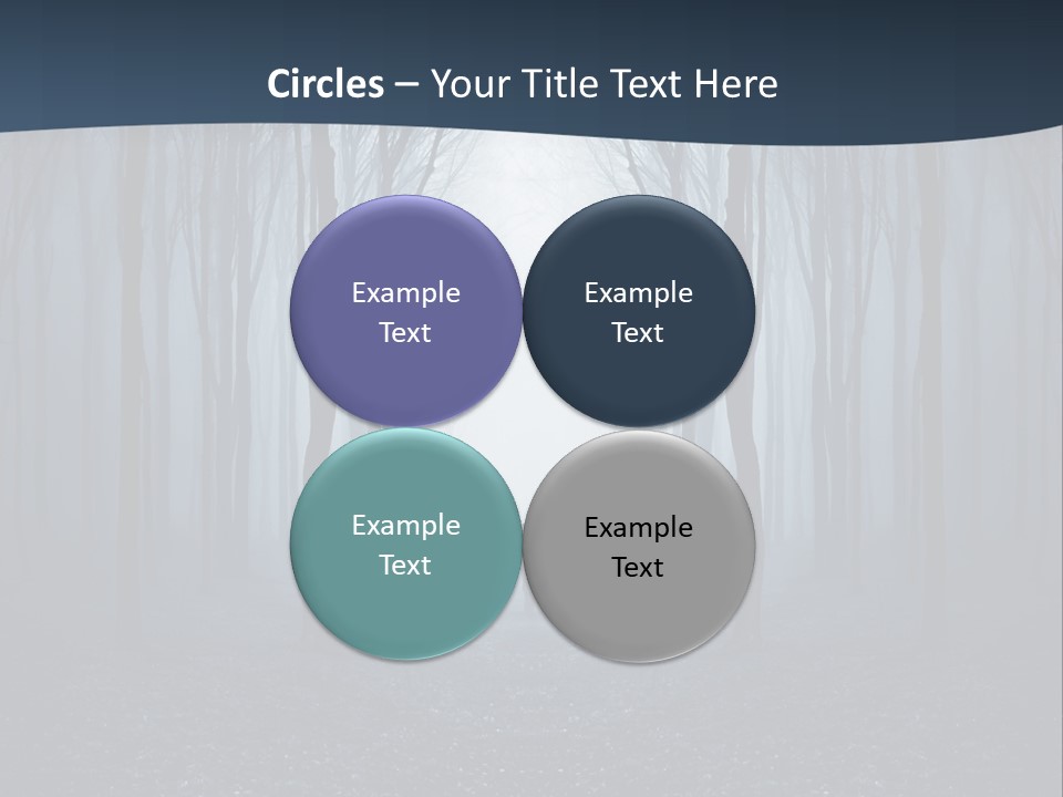 Man In The Forest PowerPoint Template