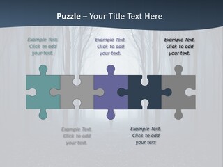 Man In The Forest PowerPoint Template