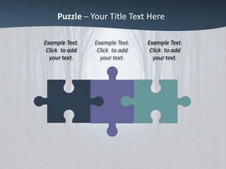 Man In The Forest PowerPoint Template