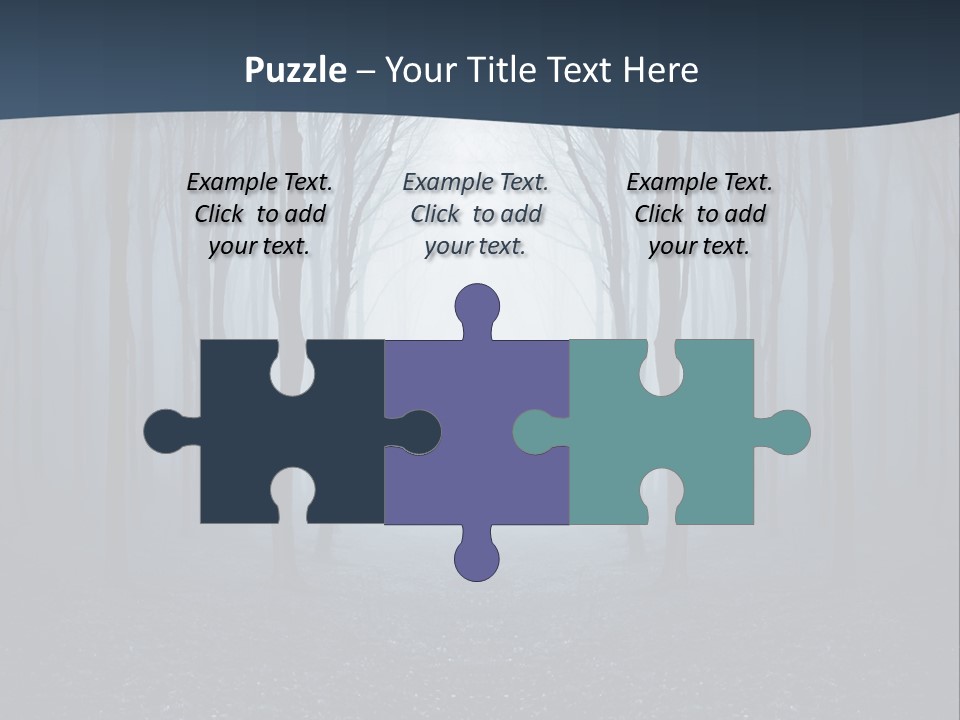 Man In The Forest PowerPoint Template