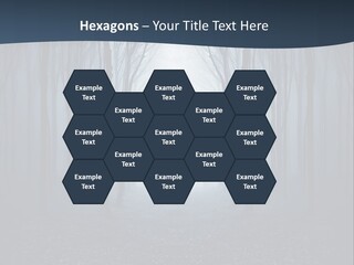 Man In The Forest PowerPoint Template