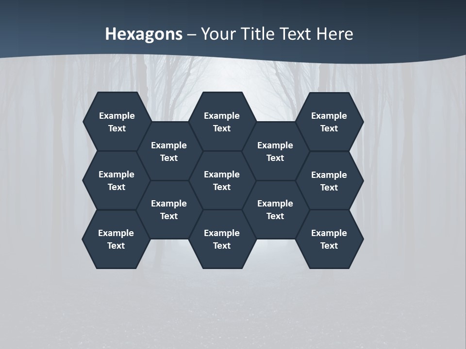 Man In The Forest PowerPoint Template