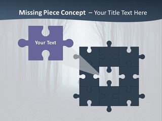 Man In The Forest PowerPoint Template