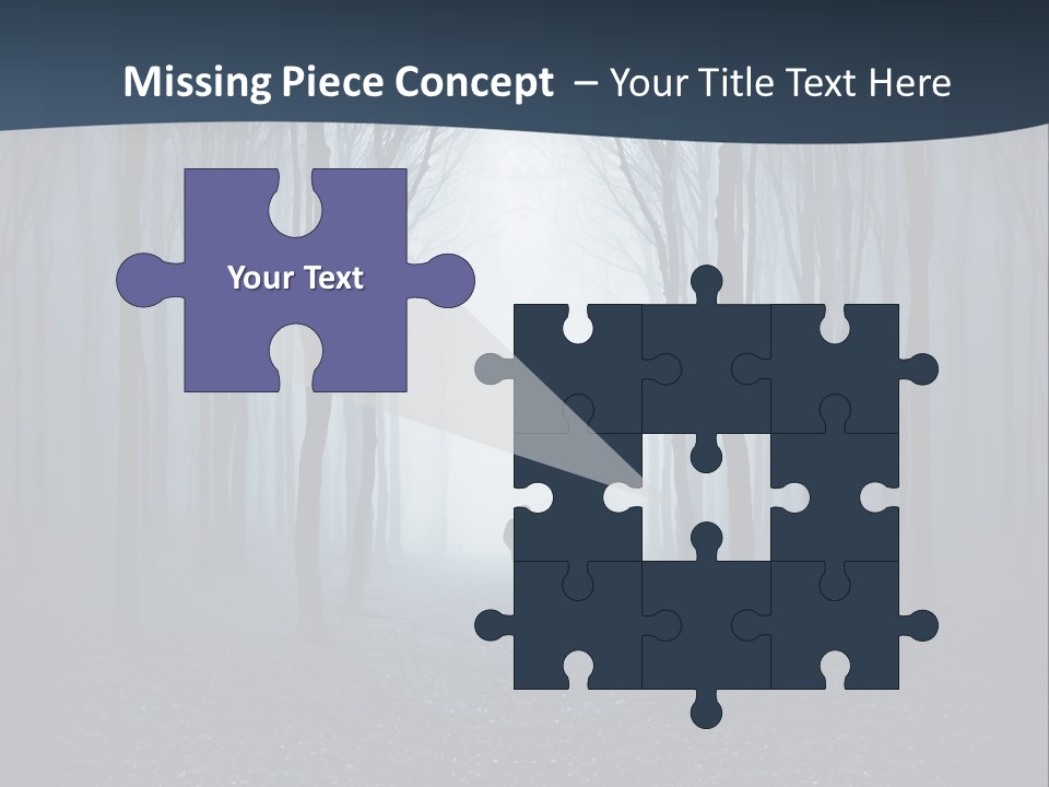 Man In The Forest PowerPoint Template