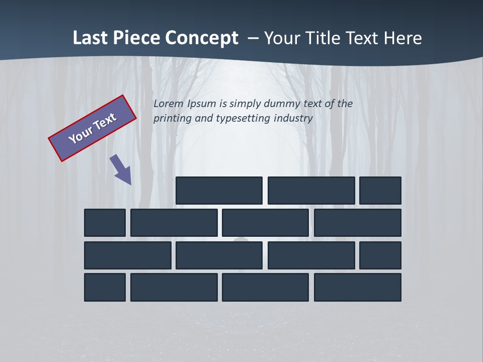 Man In The Forest PowerPoint Template