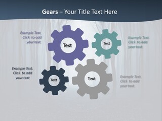 Man In The Forest PowerPoint Template