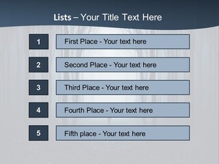 Man In The Forest PowerPoint Template