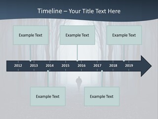 Man In The Forest PowerPoint Template