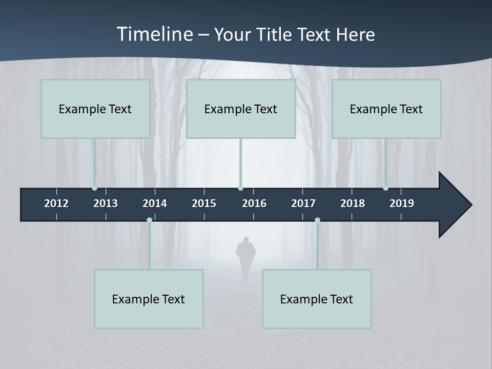 Man In The Forest PowerPoint Template